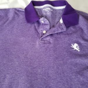 Express mens purple polo.